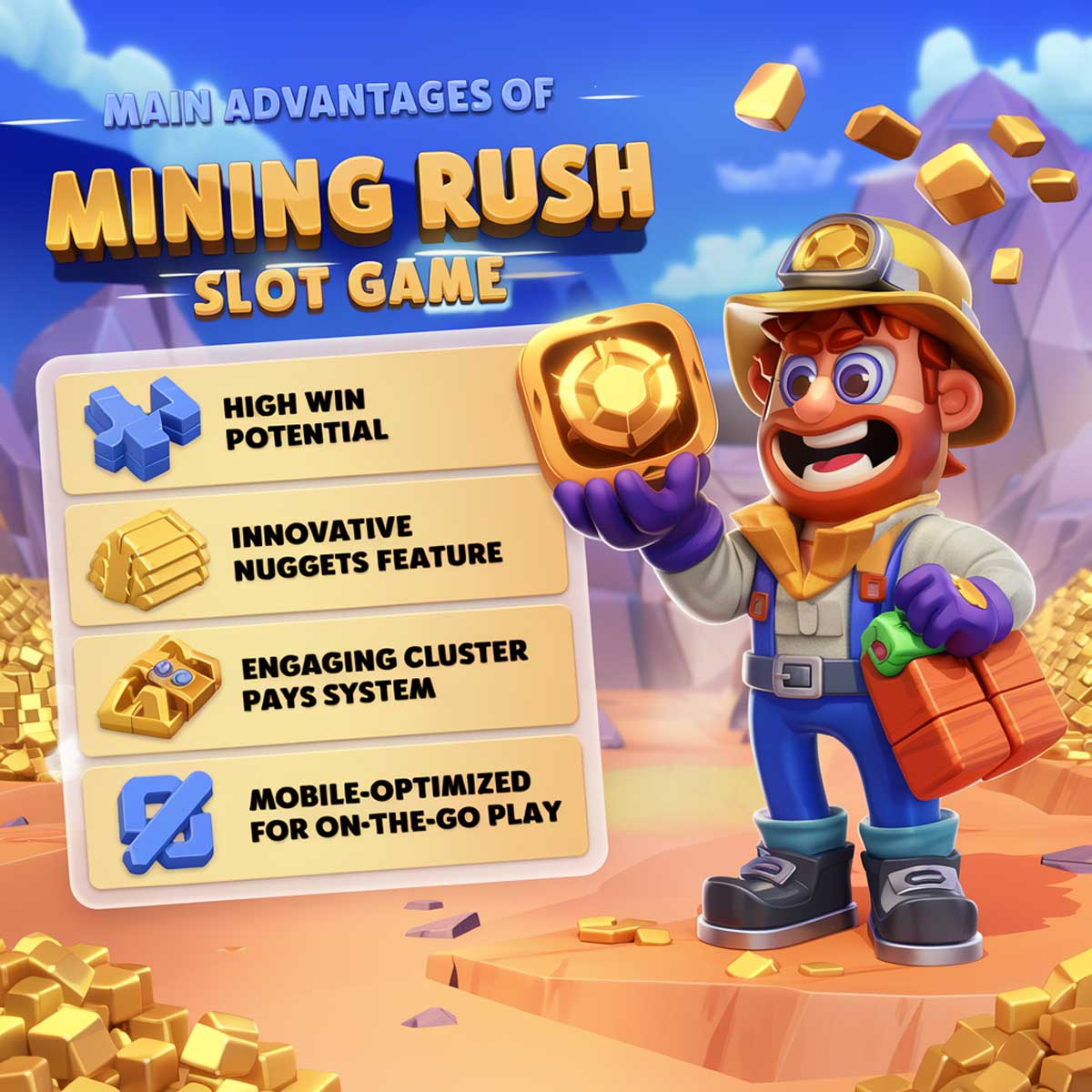 Mining Rush slot machine game