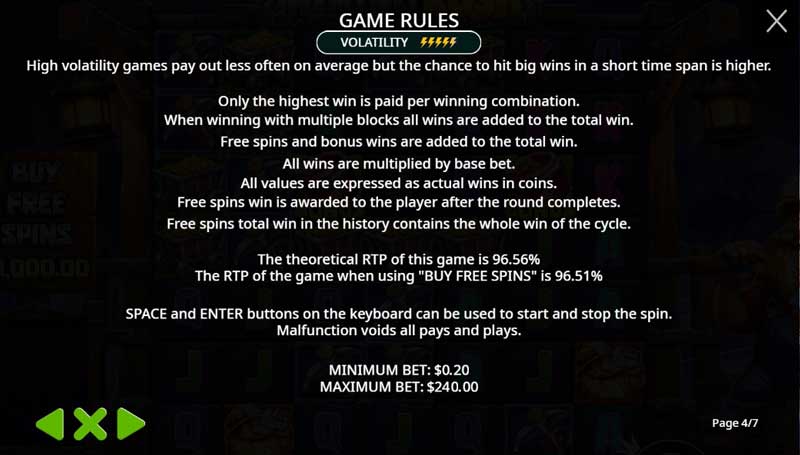 Mining Rush slot game